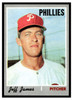 1970 Topps Baseball Jeff James #302 VG front of card