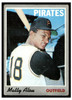 1970 Topps Baseball Matty Alou #30 Good front of card