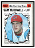 1970 Topps Baseball Sam McDowell #469 All-Star VG front of card
