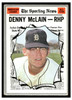 1970 Topps Baseball Denny McLain #467 All-Star Low Grade - Creases front of card