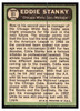 1967 Topps Baseball Eddie Stanky #81 Manager VG-EX back of card