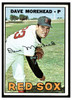 1967 Topps Baseball Dave Morehead #297 VG-EX front of card