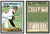 1967 Topps Baseball Dave Morehead #297 VG-EX front and back of card