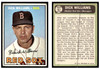1967 Topps Baseball Dick Williams #161 HOF VG front and back of card