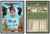 1967 Topps Baseball Hank Fischer #342 VG-EX front and back of card