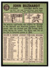 1967 Topps Baseball John Buzhardt #178 VG-EX back of card