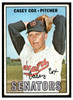 1967 Topps Baseball Casey Cox #414 VG-EX front of card