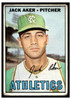 1967 Topps Baseball Jack Aker #110 VG front of card
