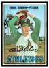 1967 Topps Baseball Chuck Dobson #438 VG front of card