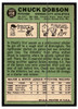 1967 Topps Baseball Chuck Dobson #438 VG back of card
