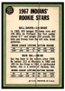 1967 Topps Baseball Bill Davis / Gus Gil #253 Rookie Stars VG-EX back of card