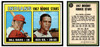 1967 Topps Baseball Bill Davis / Gus Gil #253 Rookie Stars VG-EX front and back of card