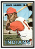 1967 Topps Baseball Chico Salmon #43 VG front of card