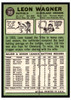 1967 Topps Baseball Leon Wagner #360 VG-EX back of card