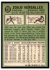 1967 Topps Baseball Zoilo Versalles #270 VG-EX back of card