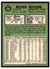 1967 Topps Baseball Russ Nixon #446 VG-EX back of card
