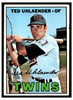 1967 Topps Baseball Ted Uhlaender #431 VG front of card