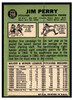 1967 Topps Baseball Jim Perry #246 VG back of card