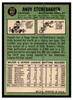 1967 Topps Baseball Andy Etchebarren #457 VG-EX back of card