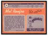 1970 Topps Mel Renfro #45 Low Grade - Marks back of card