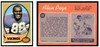 1970 Topps Alan Page #59 Low Grade - Creases front and back of card