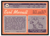 1970 Topps Earl Morrall #88 Low Grade - Creases back of card