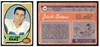 1970 Topps Jack Snow #44 Low Grade - Creases front and back of card