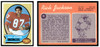 1970 Topps Rich Jackson #95 Low Grade - Creases — Example A front and back of card