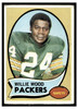 1970 Topps Willie Wood #261 Low Grade - Creases front of card