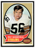 1970 Topps Ray Mansfield #107 Low Grade - Marks front of card