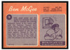 1970 Topps Ben McGee #78 VG — Example A back of card