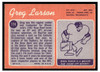 1970 Topps Greg Larson #174 VG back of card