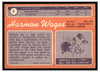 1970 Topps Harmon Wages #5 Low Grade - Creases back of card