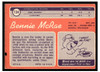 1970 Topps Bennie McRae #134 Low Grade - Marks — Example A back of card