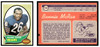 1970 Topps Bennie McRae #134 Low Grade - Marks — Example A front and back of card