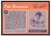1970 Topps Ken Bowman #79 VG back of card