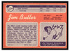 1970 Topps Jim Butler #234 Low Grade - Creases back of card