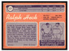 1970 Topps Ralph Heck #127 Low Grade - Creases back of card