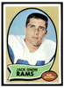 1970 Topps Jack Snow #44 Low Grade - Marks front of card