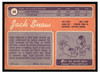1970 Topps Jack Snow #44 Good back of card