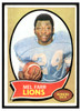 1970 Topps Mel Farr #52 Low Grade - Marks front of card