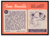 1970 Topps Tom Neville #161 VG back of card