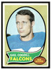 1970 Topps Gail Cogdill #183 Low Grade - Creases front of card