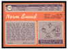1970 Topps Norm Snead #115 VG back of card