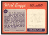 1970 Topps Walt Suggs #204 Low Grade - Marks back of card