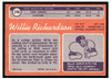1970 Topps Willie Richardson #246 Low Grade - Marks back of card
