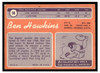1970 Topps Ben Hawkins #98 Low Grade - Creases back of card