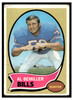 1970 Topps Al Bemiller #191 Low Grade - Marks front of card