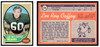 1970 Topps Football Lee Roy Caffey #236 Good front and back of card