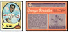 1970 Topps Football George Webster #120 Good front and back of card